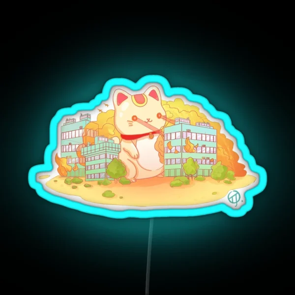 Catzilla RGB Neon Sign