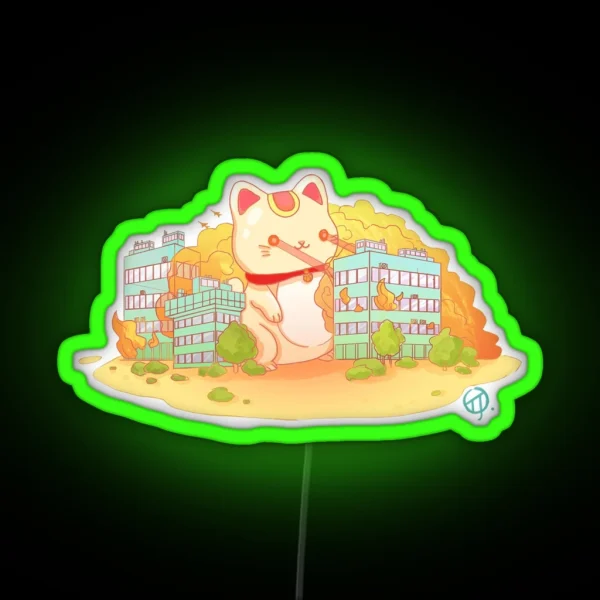 Catzilla RGB Neon Sign