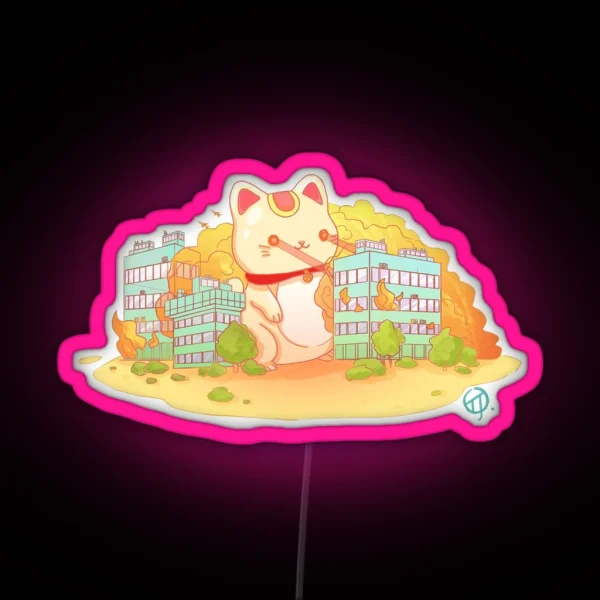 Catzilla RGB Neon Sign
