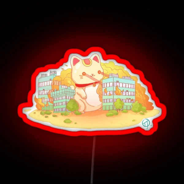 Catzilla RGB Neon Sign