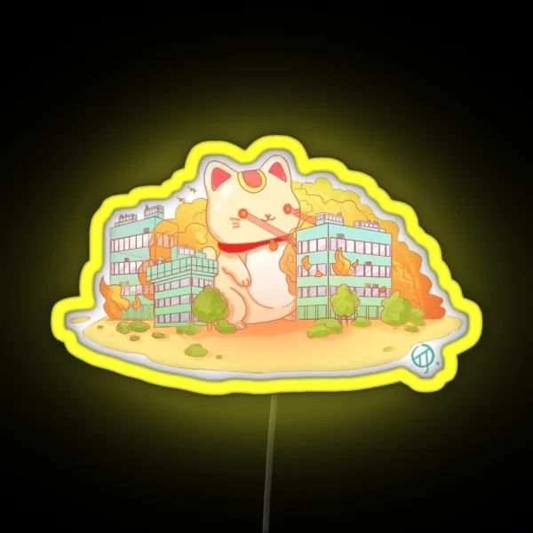 Catzilla RGB Neon Sign