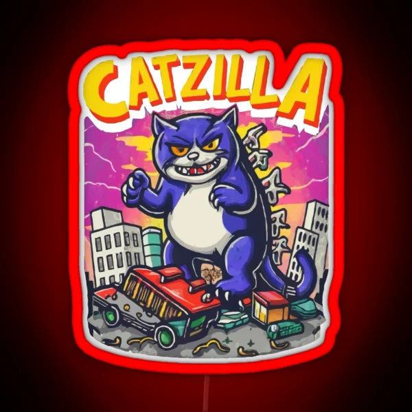 Catzilla RGB Neon Sign