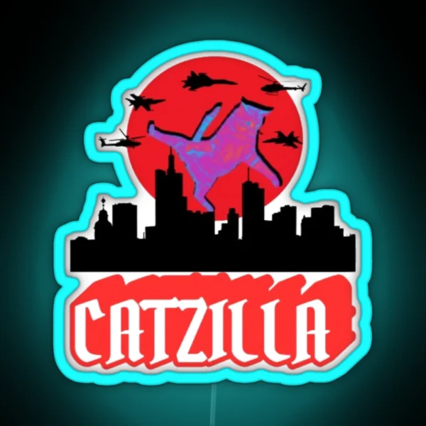 Catzilla RGB Neon Sign