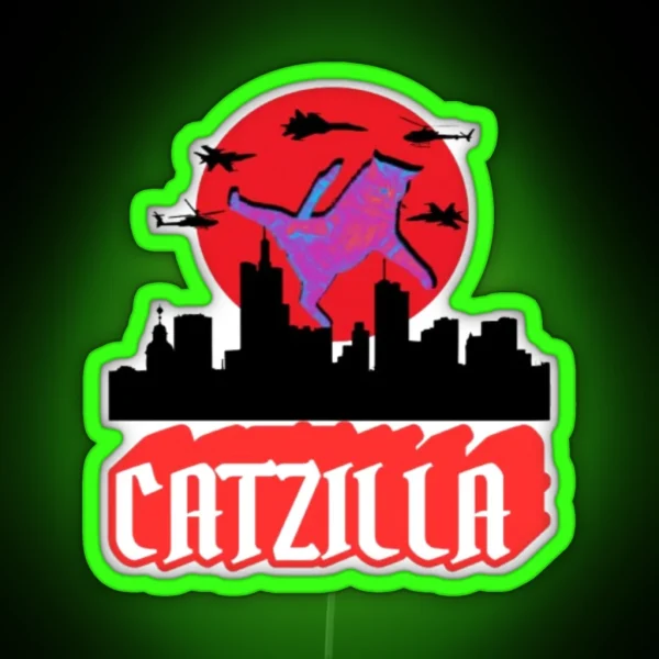 Catzilla RGB Neon Sign