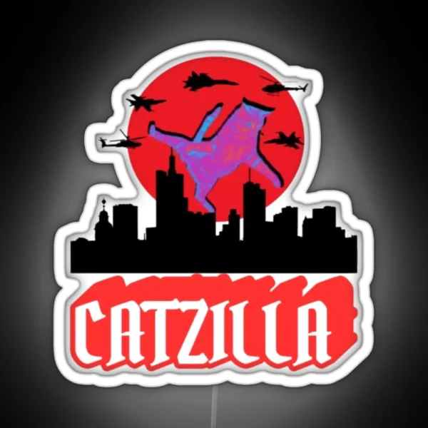 Catzilla RGB Neon Sign