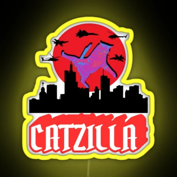 Catzilla RGB Neon Sign