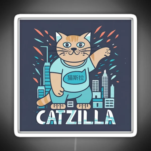 Catzilla RGB Neon Sign