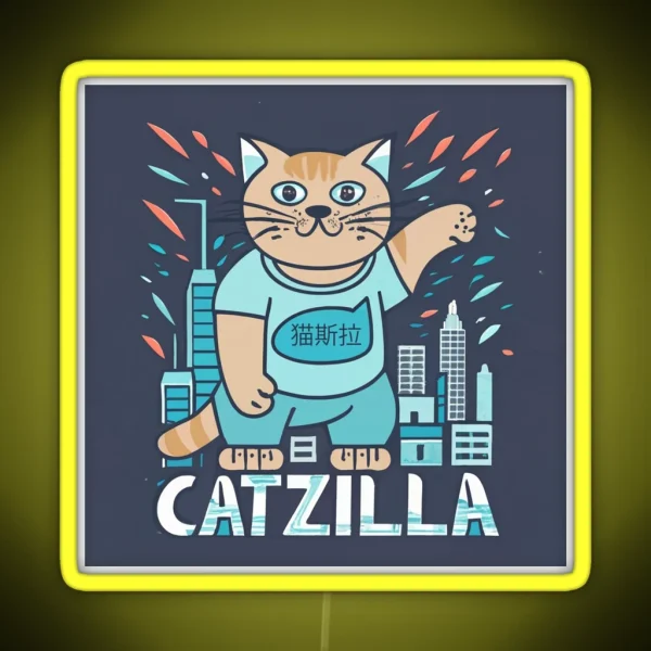 Catzilla RGB Neon Sign