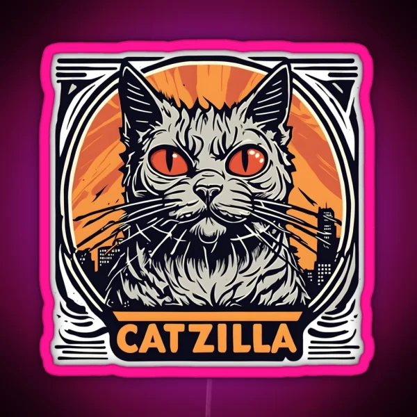 Catzilla RGB Neon Sign