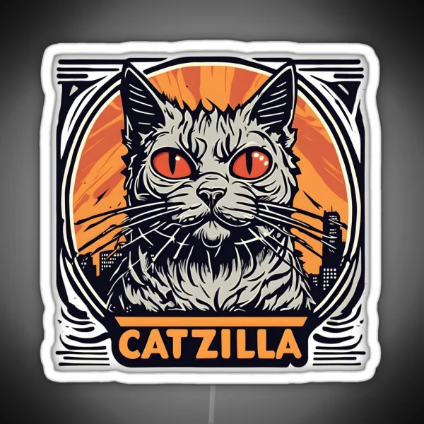 Catzilla RGB Neon Sign