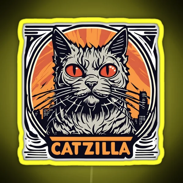 Catzilla RGB Neon Sign
