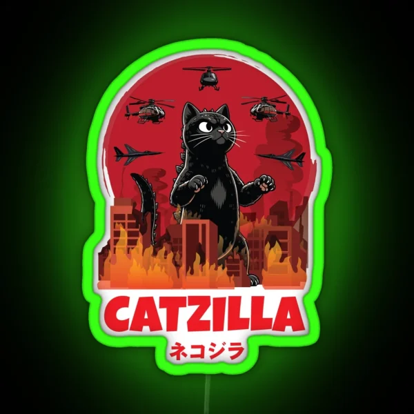 Catzilla RGB Neon Sign
