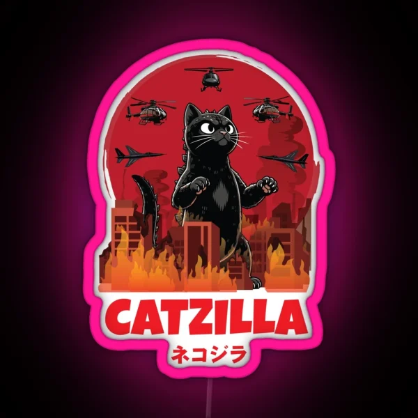 Catzilla RGB Neon Sign