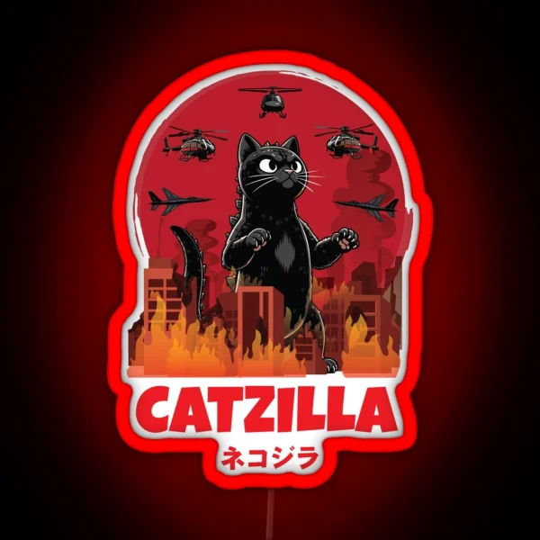 Catzilla RGB Neon Sign
