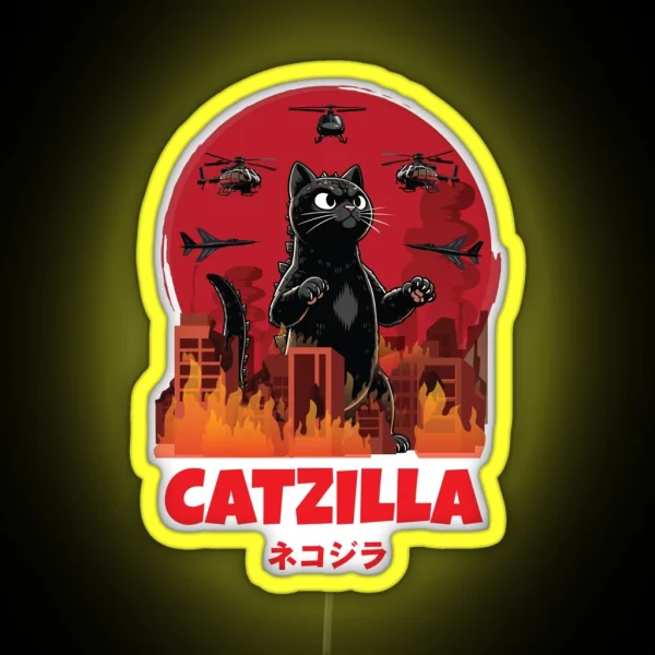Catzilla RGB Neon Sign