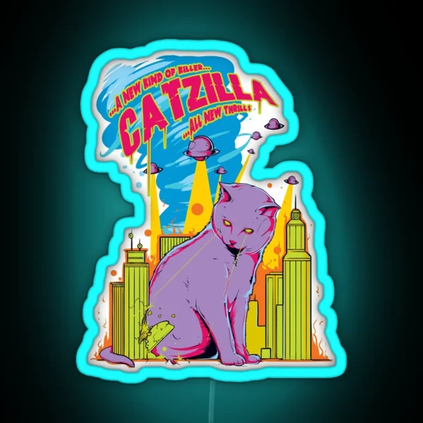 Catzilla RGB Neon Sign