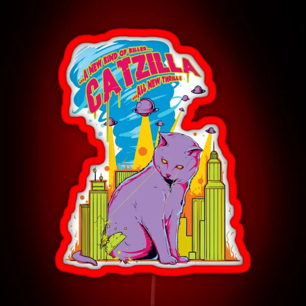 Catzilla RGB Neon Sign