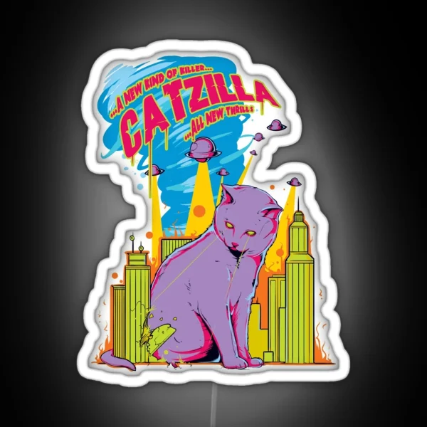 Catzilla RGB Neon Sign