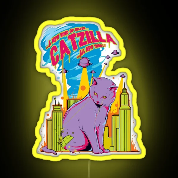Catzilla RGB Neon Sign