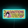 Caution Gracie Abrams Listener Behind The Wheel RGB Neon Sign - Image 3