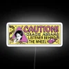 Caution Gracie Abrams Listener Behind The Wheel RGB Neon Sign - Image 5