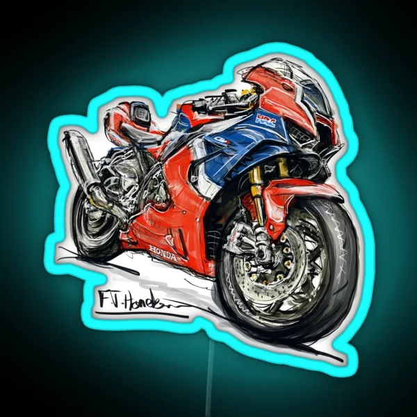 CBR 1000RR R Fireblade RGB Neon Sign