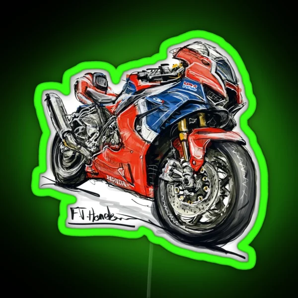 CBR 1000RR R Fireblade RGB Neon Sign