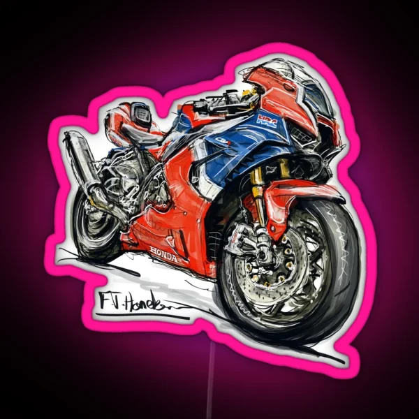CBR 1000RR R Fireblade RGB Neon Sign