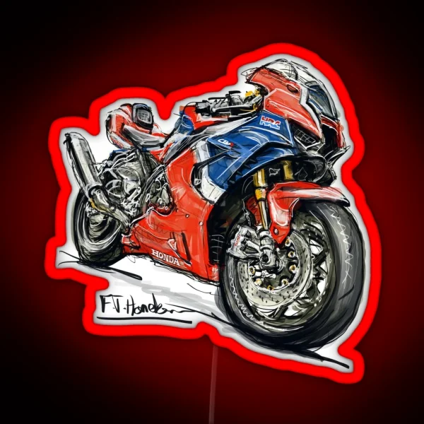 CBR 1000RR R Fireblade RGB Neon Sign