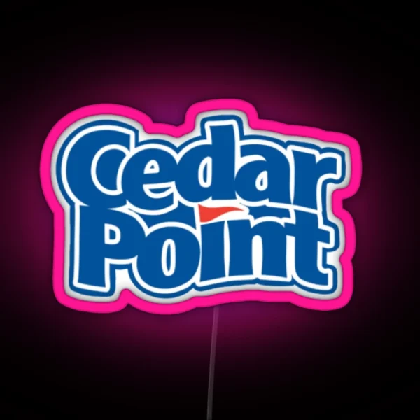 Cedar Point Logo RGB Neon Sign