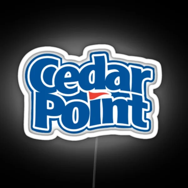 Cedar Point Logo RGB Neon Sign