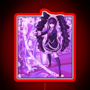 Celestia Ludenberg Danganronpa Ultimate Gambler Vaporwave Anime Aesthetic Yami Kawaii Fairy Kei Manga RGB Neon Sign