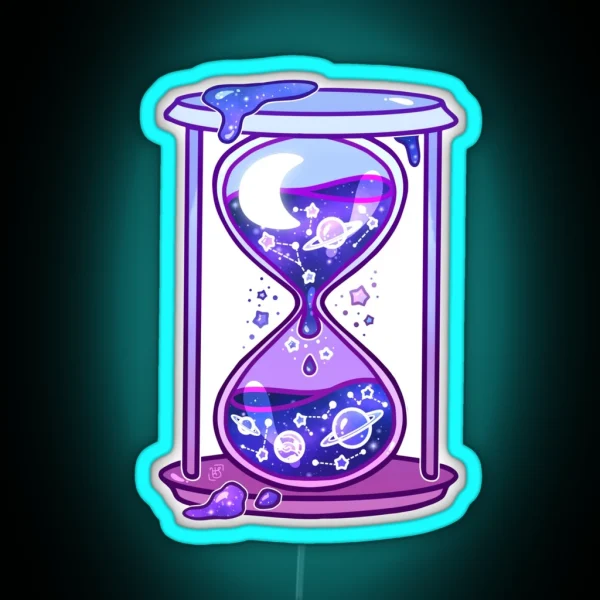 Celestial Hourglass RGB Neon Sign