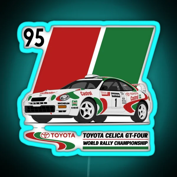 Celica GT Four Rally RGB Neon Sign