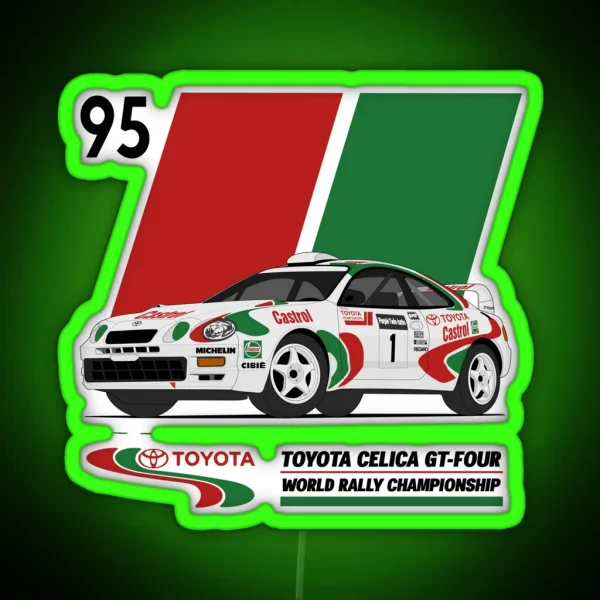 Celica GT Four Rally RGB Neon Sign