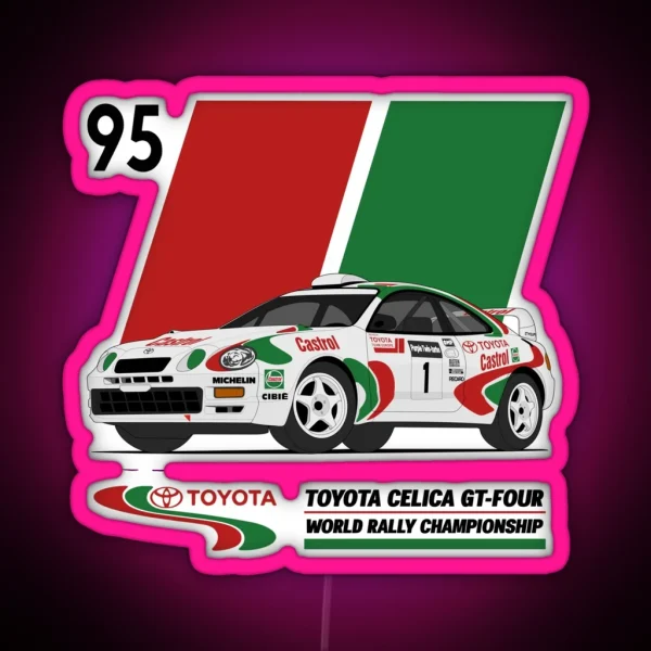 Celica GT Four Rally RGB Neon Sign