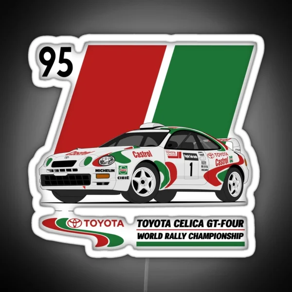 Celica GT Four Rally RGB Neon Sign