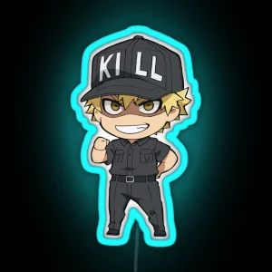 Cells At Work Killer T Cell RGB Neon Sign