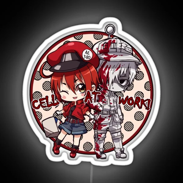 Cells At Work Red And White Blood Cell RGB Neon Sign