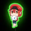 Cells At Work Red Blood Cell Chibi RGB Neon Sign - Image 4