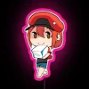 Cells At Work Red Blood Cell Chibi RGB Neon Sign - Image 6