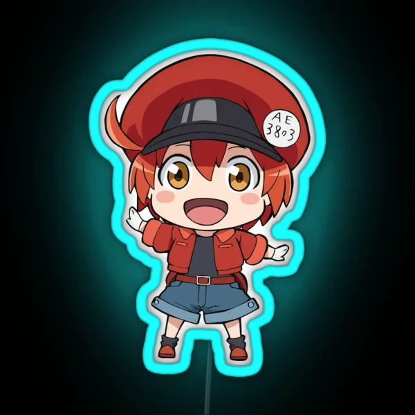 Cells At Work Red Blood Cell RGB Neon Sign