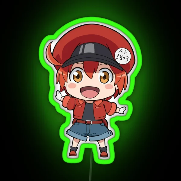 Cells At Work Red Blood Cell RGB Neon Sign
