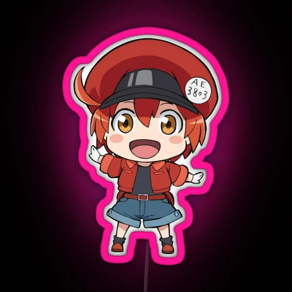 Cells At Work Red Blood Cell RGB Neon Sign