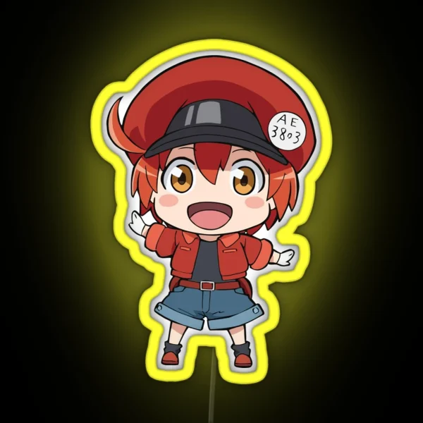 Cells At Work Red Blood Cell RGB Neon Sign
