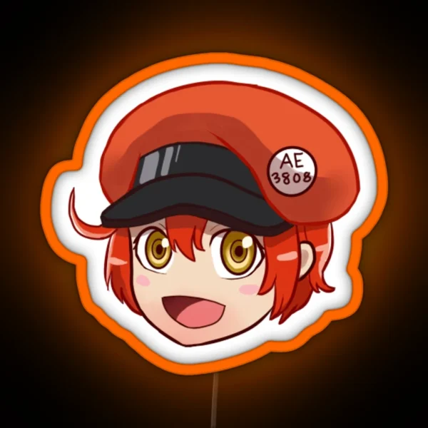 CELLS AT WORK Red Blood Cell RGB Neon Sign