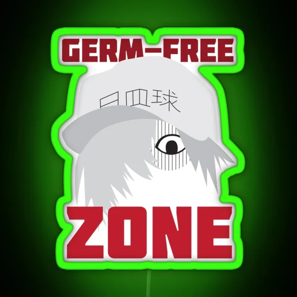 Cells At Work White Blood Cell No Germs Design RGB Neon Sign