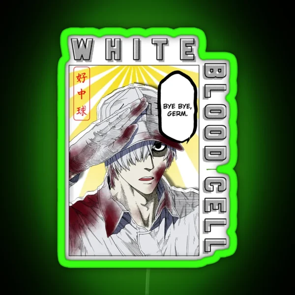 Cells At Work White Blood Cell RGB Neon Sign