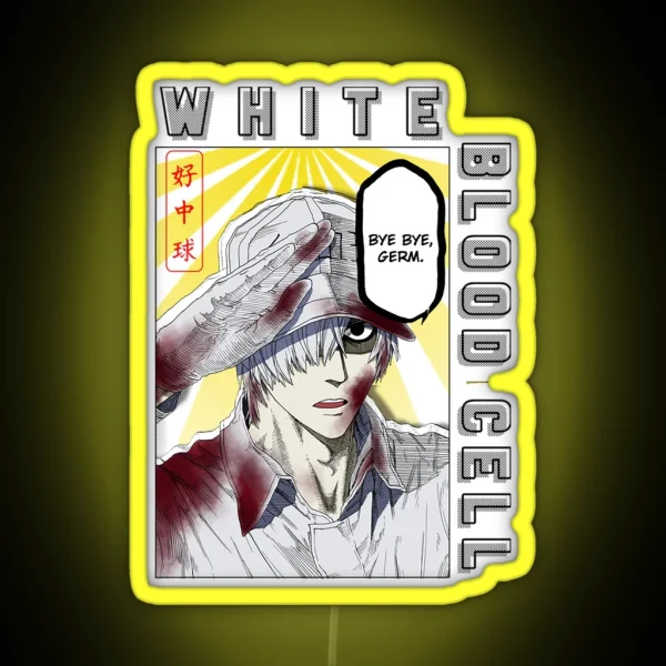 Cells At Work White Blood Cell RGB Neon Sign