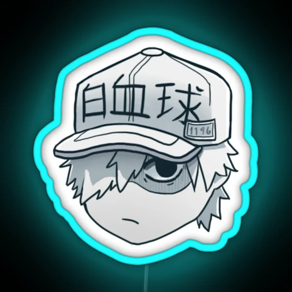 CELLS AT WORK White Blood Cell RGB Neon Sign